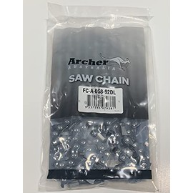 28" Archer Chainsaw Chain 3/8" pitch FULL CHISEL .058 Gauge 92DL drive links