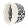 Foldable Laundry Basket Multipurpose Large Capacity Cotton Linen Woven Collapsible
