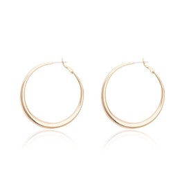 Silver Hoop Earrings for Women Gold Big Large Hoops Earrings Round Circle Earrings Huggie Hoop Earrings Lightweight Jewelry Gift for Teen Girls 50mm (gold)