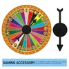 SAFIGLE 25pcs Black Plastic Arrow Game Rotating Board Game Accessories