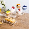 2pcs Elevadores 4 Niveles, Acrílico Soporte Exhibidor