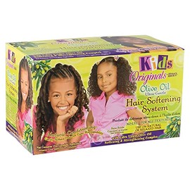 Originals by Africa's Best Kids Olive Oil Ultra-Gentle Hair Softening System, Natural Ultra-gentle, Organic Conditioning, Strengthens and Helps Prevent Breakage