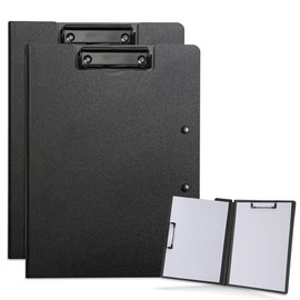 ALLMIRA Binder A4 Bi-Fold Set of 2 Clipboard Bi-Fold Clip Files Double Sided Folding Stylish Bi-Fold Binder (Set of 2)