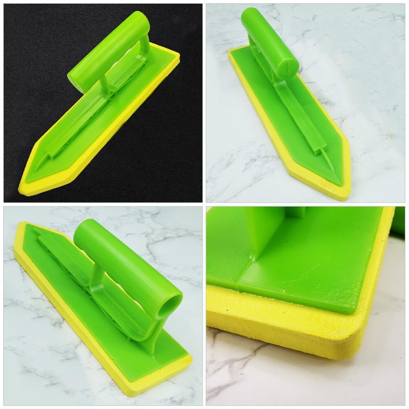 HOMSFOU Rubber Sponge Grout Float Tool Handheld Caulking Trowel for
