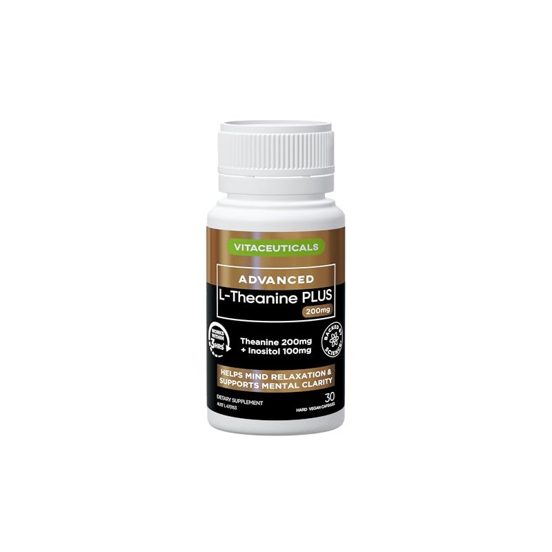 L-Theanine Plus by Vitaceuticals | Supports Mental Clarity, Relaxation &