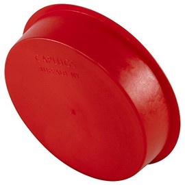 Caplugs T-862 T Series – Plastic Tapered Cap and Plug, 100 Pack, Red LD-PE, Cap OD 2.626" x Plug ID 2.87" Protective Closures, Dust and Moisture Seals, MIL Spec, SAE Fittings, Hydraulic, EZ Remove
