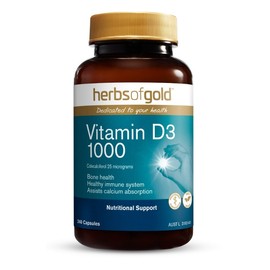 Herbs of Gold Vitamin D3 1000 Cap X 240