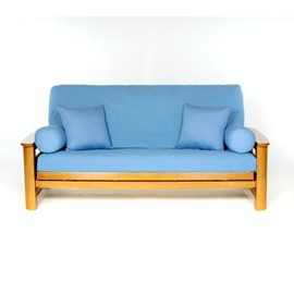 Royal Heritage Home 100% Cotton Bluebonnet Full Size Futon Cover