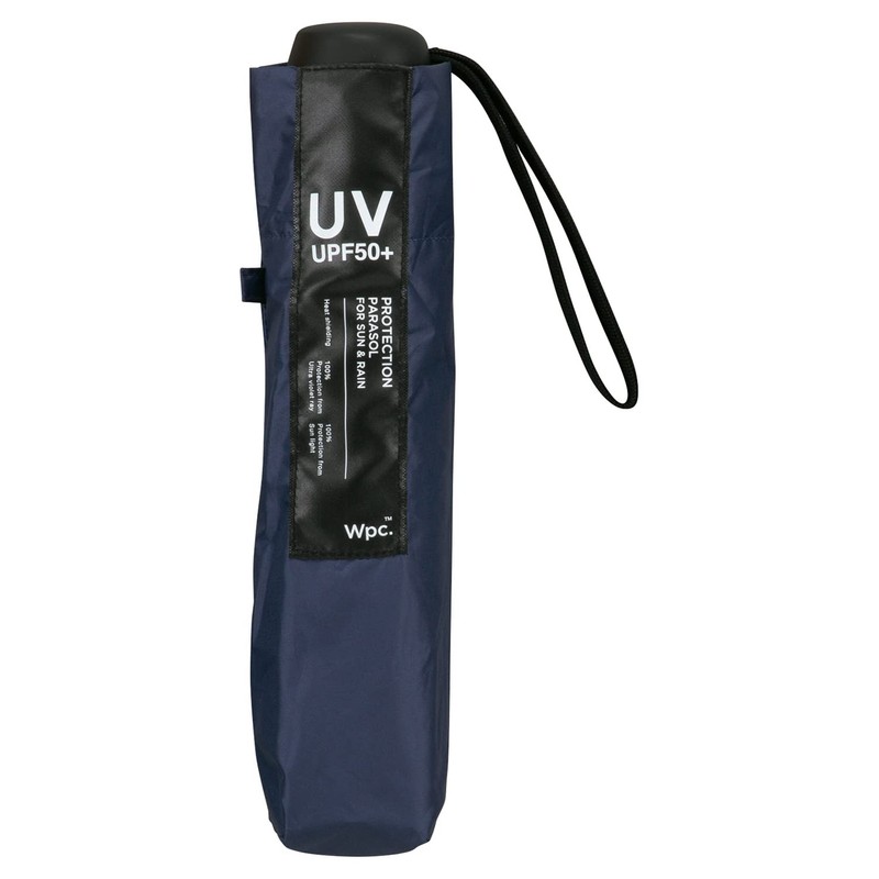 Wpc. 801-18912-102 Parasol, Light Shielding Minimalist Basic Parasol, Unisex, Navy,