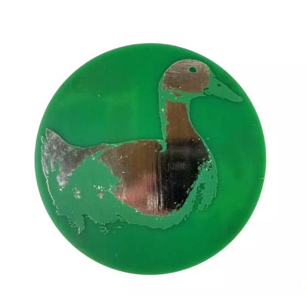 Unbranded Duck PCB Artwork Coaster