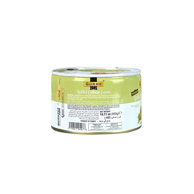 Stuffed Cabbage Leaves Gourmet212 14.11 Ounces | Ready to Serve,