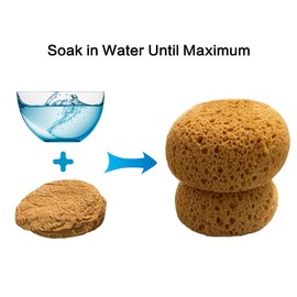 4 Packs Knockdown Texture Sponge, Large 5.5x4.6x2.6'' Drywall and Wall Patch Ceiling Texture Sponge, Texture Patch Sponges Home Decor for Repair DIY Painting Ceiling