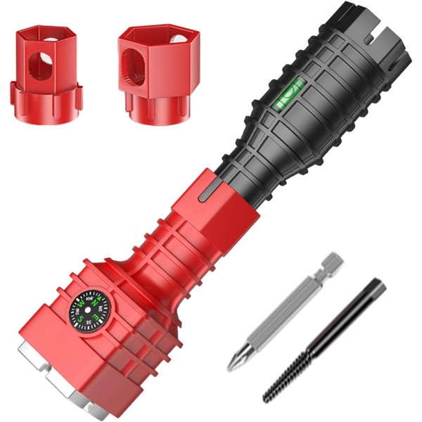 SLNXA Llave Multifuncional 24 en 1 para Grifos y Fregaderos,