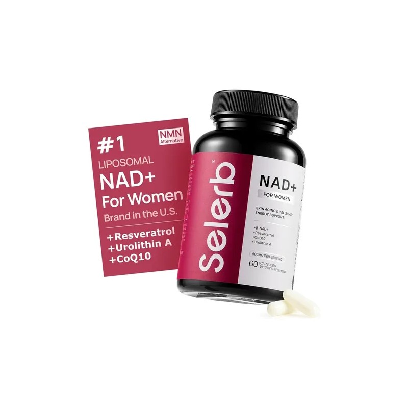 Nad Mujer Energía Celular Coq10 Resveratrol 60 Caps
