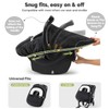 Winter Baby Car Seat Cover, Waterproof, Windproof Warm Fleece Breathable