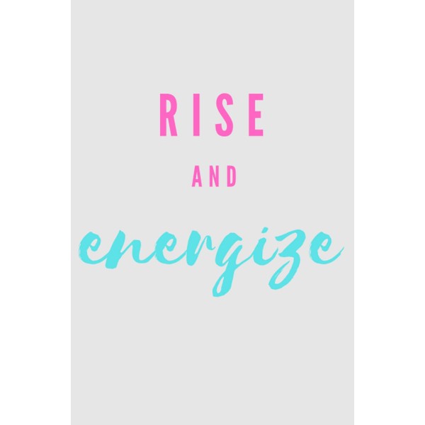 Rise and Energize: Bold Coach Notebook with Soft Matte Cover