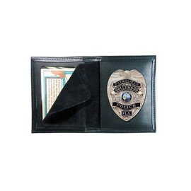 Boston Leather Model 100 Book Style Badge Case - 100-S-9001