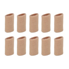 10 Piezas de Tubo de Cojín para Dedos de los Pies de Silicona para los Dedos de los Pies, Protector de Almohadilla de Maíz para Ampollas, Callos, Protectores de Mangas para (S)