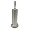 Indecor Home Brushed Nickel Toilet Bowl Brush with Holder, Durable