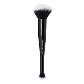 e.l.f. Cepillo Complexion Duo, cepillo de maquillaje para aplicar base y corrector, crea un acabado aerógrafo, hecho con cerdas veganas y libres de cr