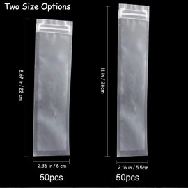 Pack of 100 Ice Popsicle Moulds Bags - DIY Zip Freezer Tube Ice Pops Bags for Gogurt, Ice Candy or Freeze Pops, BPA Comes with Funnel (2 Sizes)