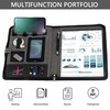 GraduationMall A4 Writing Case with Clipboard - Black Portfolio Padfolio