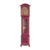 Dollhouse Miniature 1:12 Wooden Working Quartz Mahogany Grandfather Clock