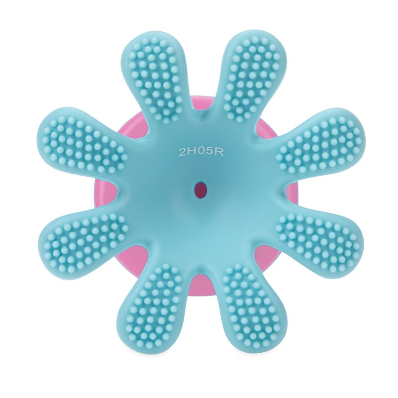 Nuby Silly Silicone Octopus Teethe with Soothing Massaging Bristles For