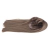 Women Light Brown Wig with Bangs Long Straight Synthetic Realistic
