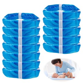 Hejo Pack of 12 Nappy Bin Refill Cassettes, 4.5 m Thickened Refill Film for Nappy Bin, Refill Packs for Tommee Tippee Litter Locker Spross Littycat Chicco (Blue)