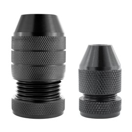 ENT 26512 Depth Stop Set, Variable Diameter 3-11 mm, Drill Stop Made of Aluminium for Wood Drills