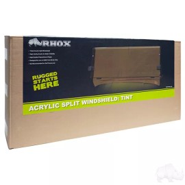 Rhox Golf Cart Acrylic Split Windshields Club Car DS New 2000-Up Tint