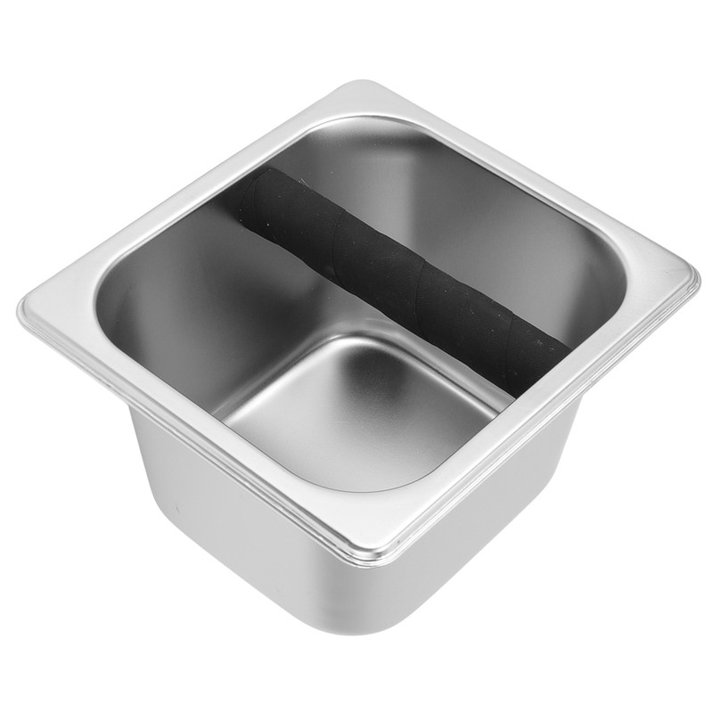 Stainless Steel Coffee Knock Box Coffee Grounds Container Box for