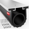 Jin&Bao Garage Door Bottom Seal with Pre-drilled Aluminum Track Retainer