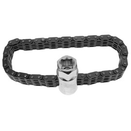 PACKOVE Oil Filter Chain Wrench Heavy Duty Section Chain Tool for Easy Filter Replacement Automotive Repair and Plumbing