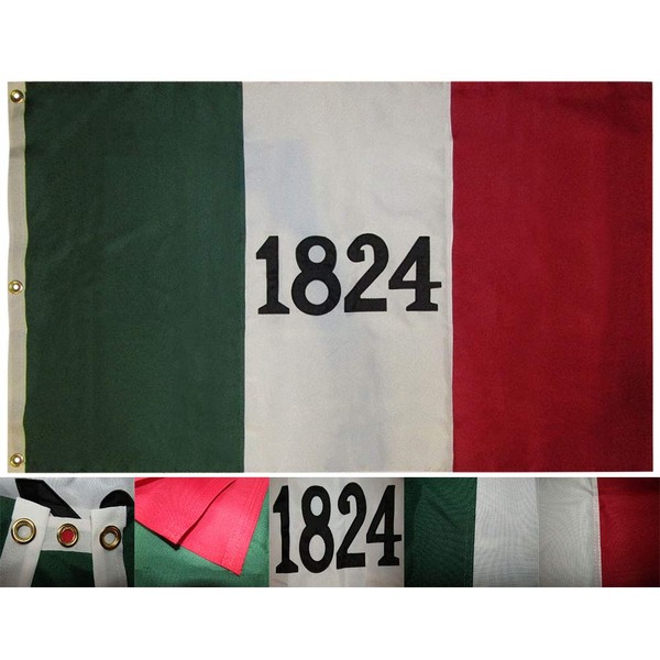 usep 2x3 Embroidered Sewn Texas Alamo 1824 Solarmax Nylon Flag