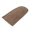 Motorcycle Fender Bib Cover Artificial Leather Decorative Pad Flame Pattern