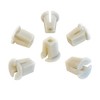Expansion Nut Clips Universal Body in White Pack of 10