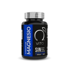 VITO Citrato de Magnesio 400 mg sin Azúcar Gluten ni Lactosa 120 Cápsulas  Fórmula sin azúcar, gluten ni lactosa. Porción sugerida de 3 al día, con...