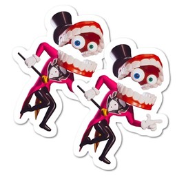 Caine The Amazing Digital Circus Sticker Decal Set of 2 stickers