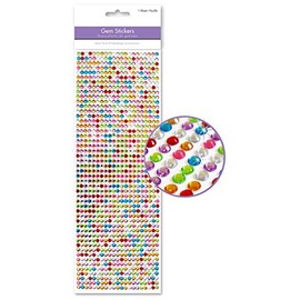 Gemstone Stickers Adhesive Gems Eye Glitter Stickers Eye Jewels Adhesive Rhinestones for Crafts Stick on Gems Face Jewels Gem Stickers Chunky Glitter Face Gems Face Glitter 4MM 1,029 Pcs