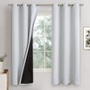 QUEMAS 100% Blackout Curtains 63 Inch Length for Bedroom 2