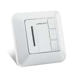 jarolift Radio Wall Transmitter 1-Channel TDRC 01W Radio Transmitter for TDEF Radio Motors and Tubular Motors with jarolift Radio Receiver, 433.92 MHz