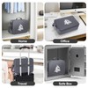 BALEINE Fireproof Document Bag with Lock, Portable Waterproof Fire Proof