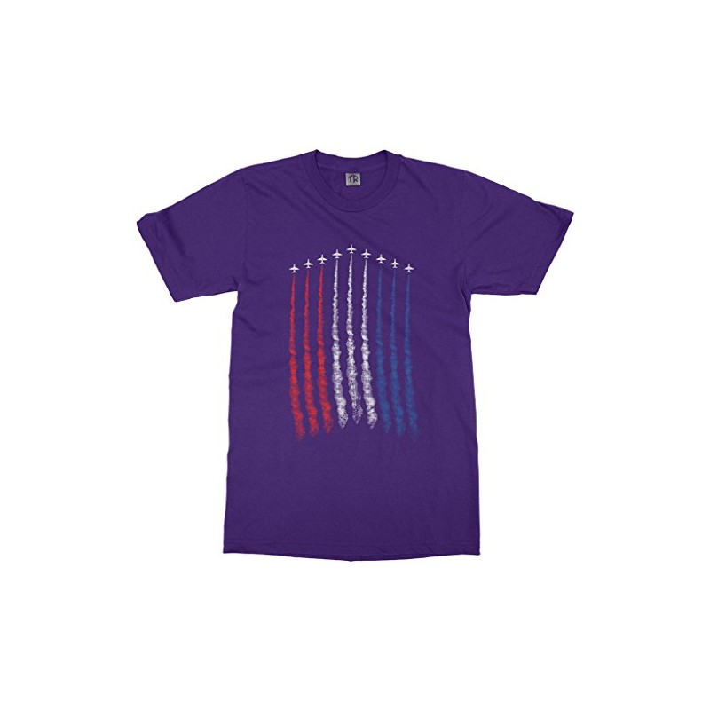 Threadrock Kids Red White Blue Air Force Flyover Youth T-Shirt