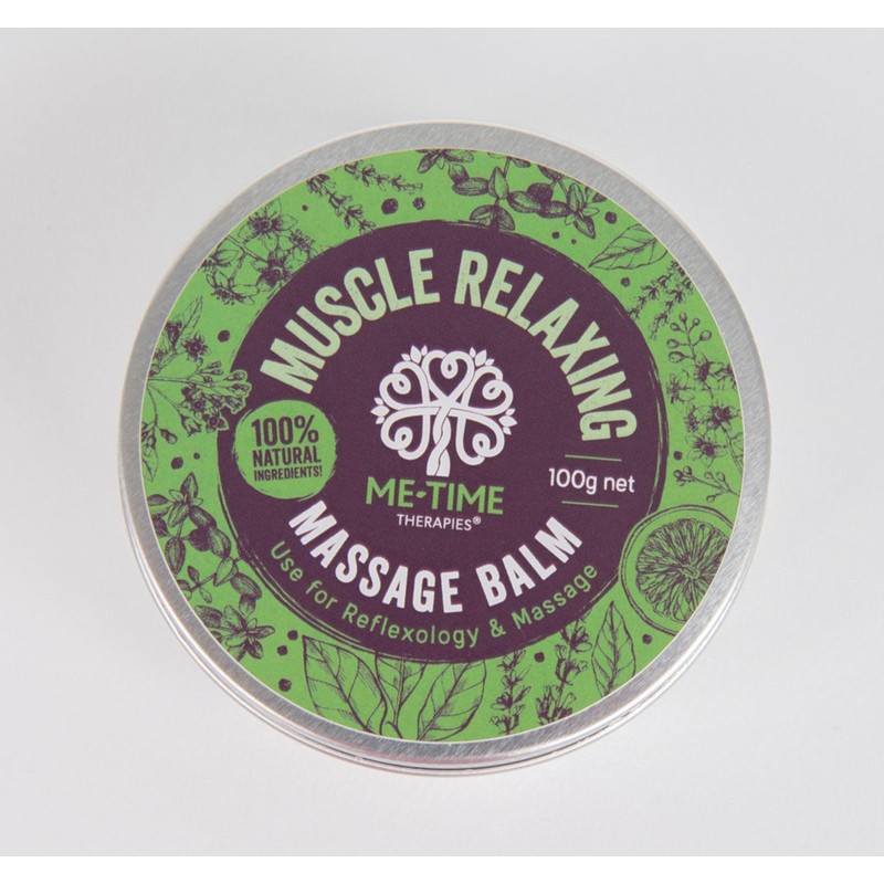 Me Time Massage Balm (Muscle Relaxing) Reflexology Wax Balm, Sports