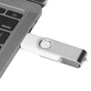 USB Flash Drive Candy White Rotatable Portable Storage Memory Stick