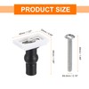 sourcing map 2Pcs Toilet Seat Cover Hinge, 40mm Blind Hole