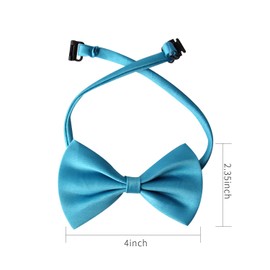JIAKAI 20pcs Pre-tied Bow ties,Solid Color Adjustable Bow Tie Collection, For Kids And Boys（10 Mixed Color, 2 of each color,Random Color）
