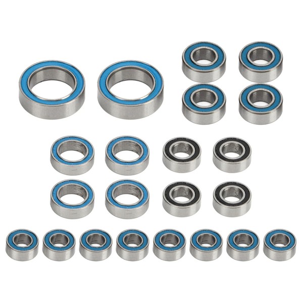 VGEBY 22PCS RC Bearing Kit, Stainless Steel Ball Bearings Accessories for Traxxas TRX4M 1/18 RC Crawler Car Upgrade Parts